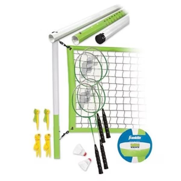 Franklin Sports 50601 Badminton & Volleyball Set, Franklin Sports, Mfr#: 107931